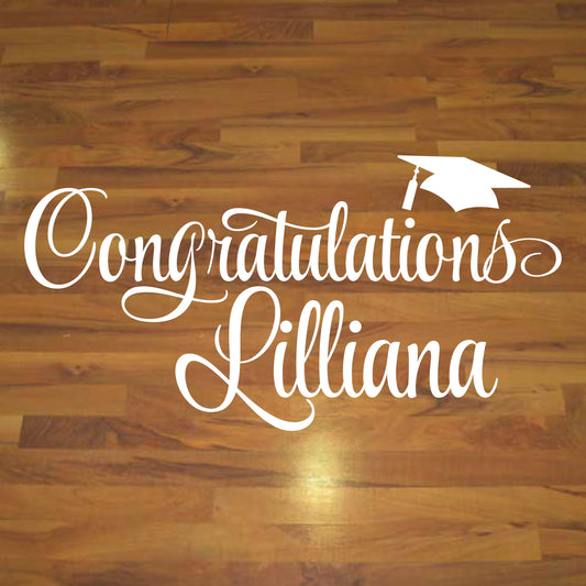 Graduation Party Dance Floor Decoration - Custom Floor Decal