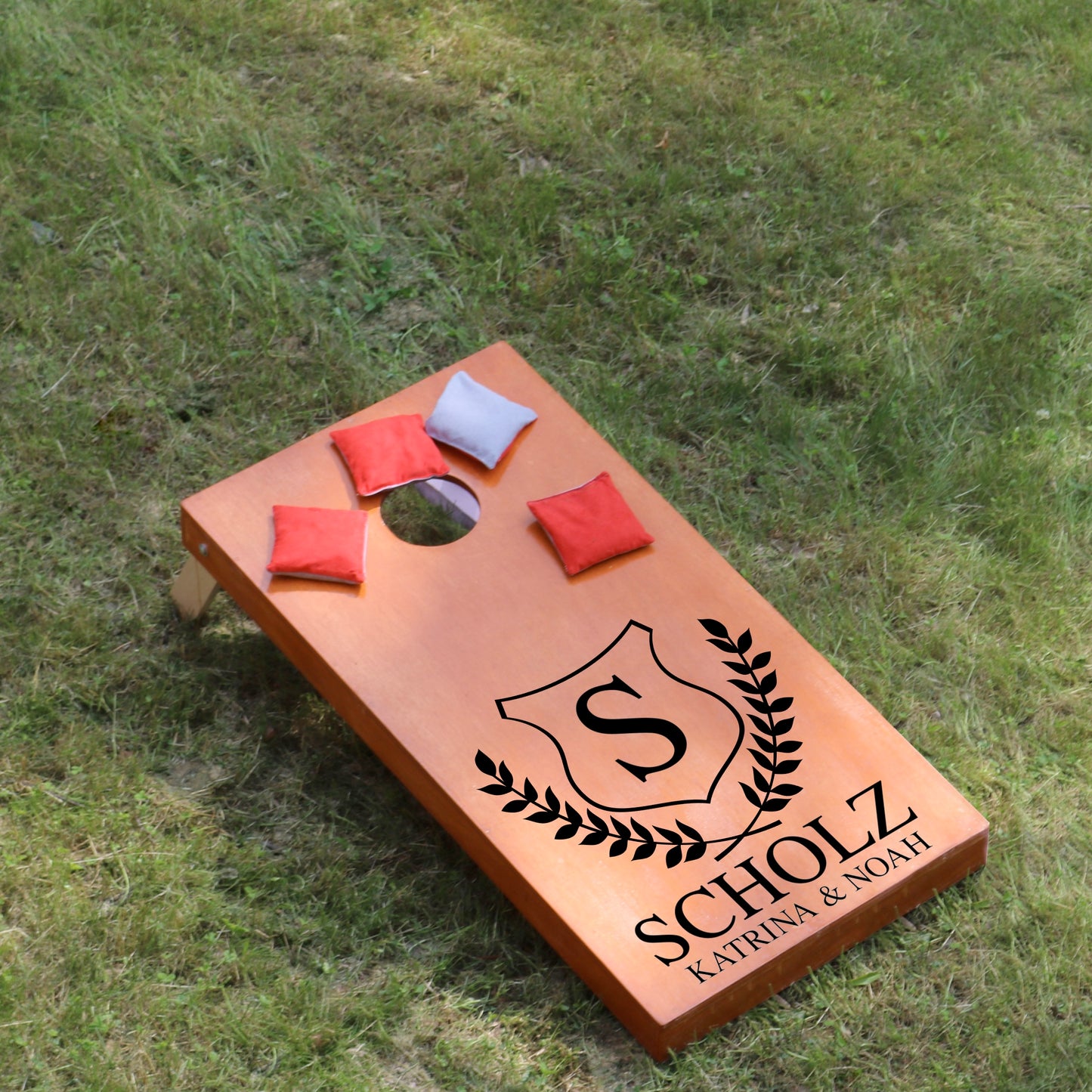 Monogram Decals for Cornhole Boards, Alternative Wedding Guest Book