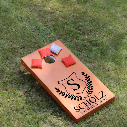 Monogram Decals for Cornhole Boards, Alternative Wedding Guest Book