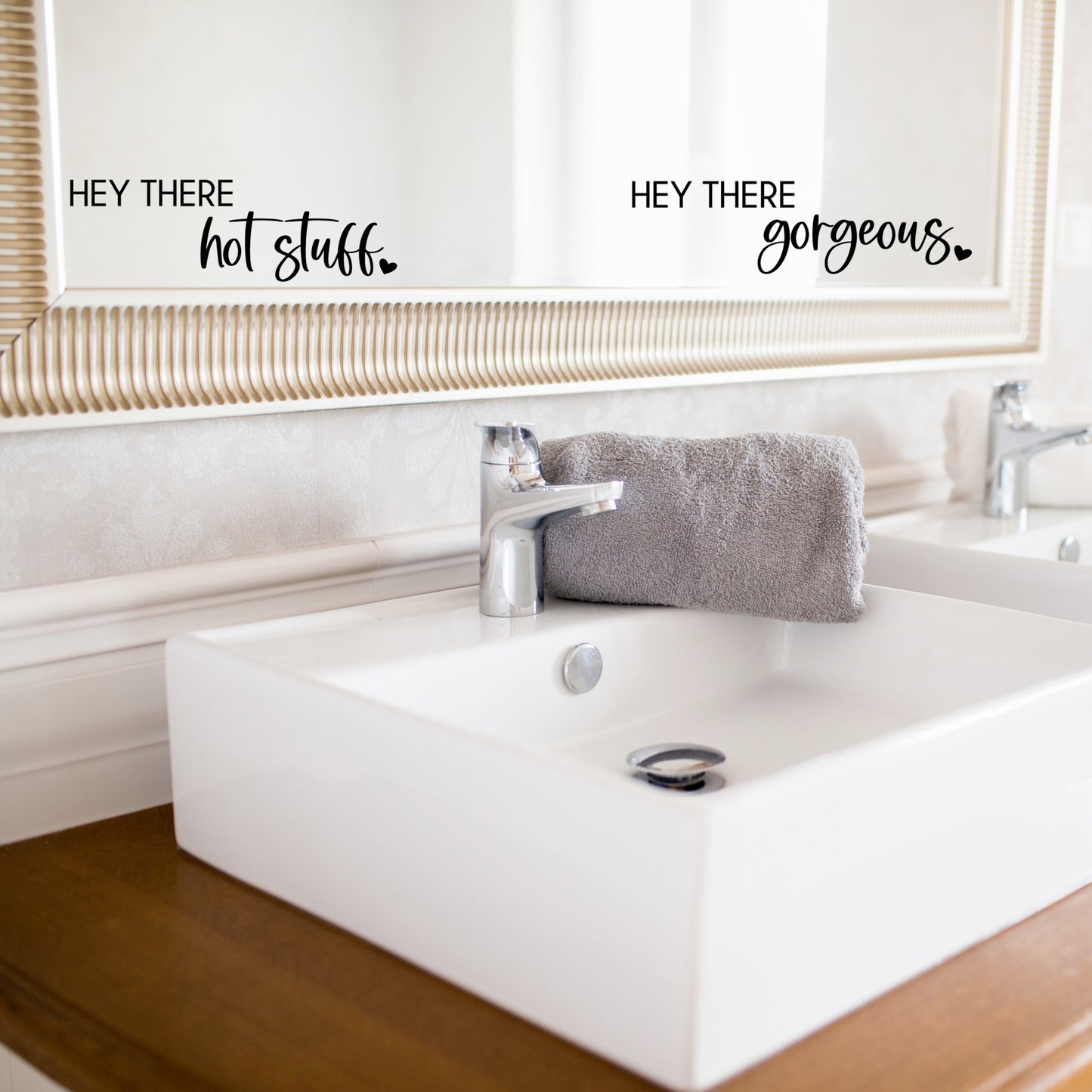 Hey There Gorgeous, Hot Stuff Flirty Gift for Husband and Wife