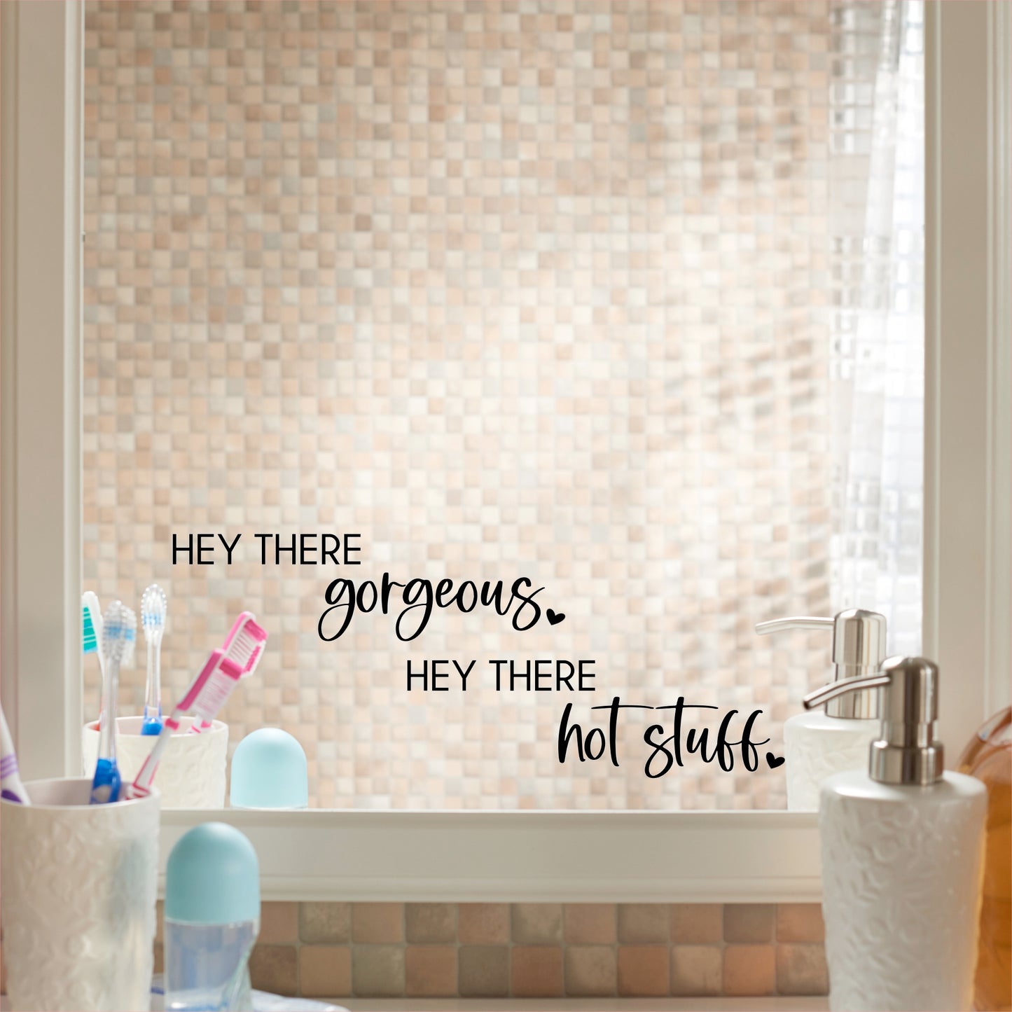 Hey There Gorgeous, Hot Stuff Flirty Gift for Husband and Wife