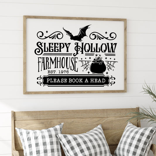 Farmhouse Halloween Sign Decal - DIY Fall Decoration