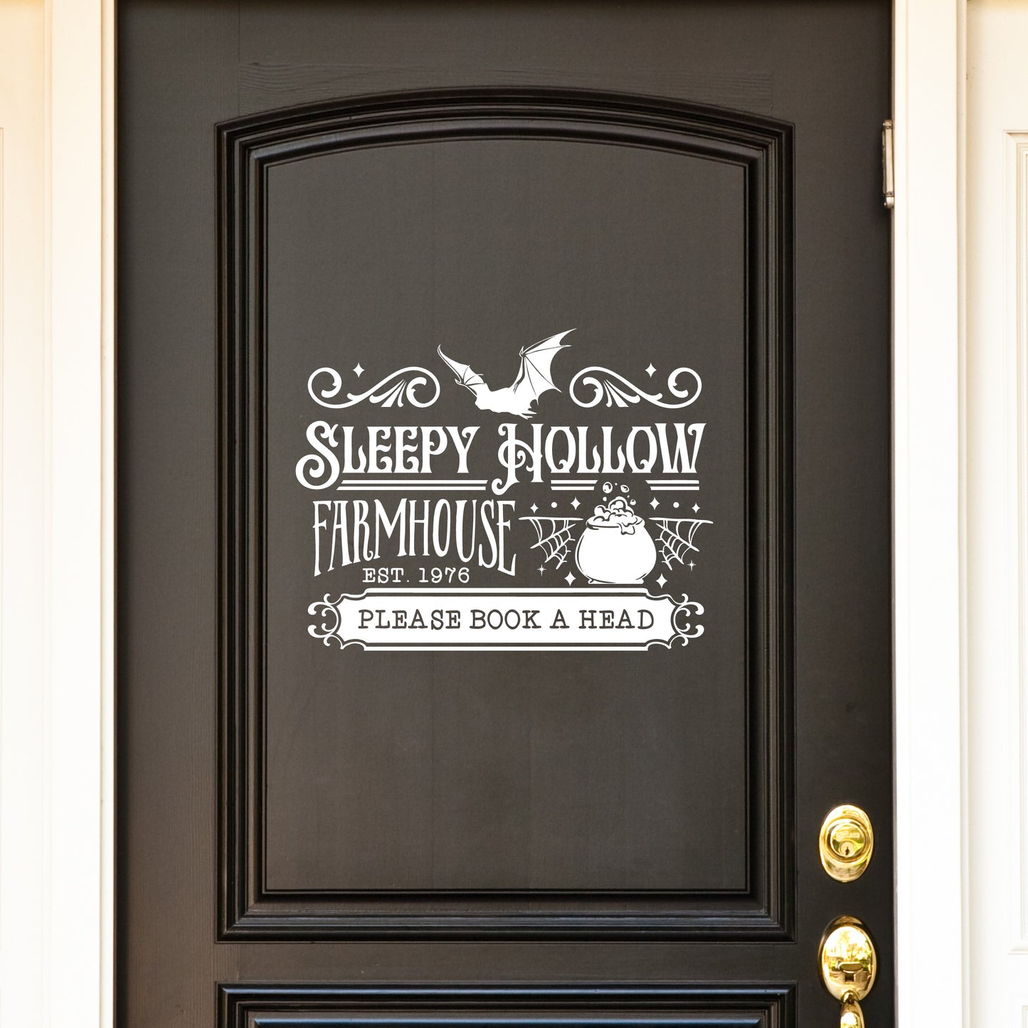 Farmhouse Halloween Sign Decal - DIY Fall Decoration