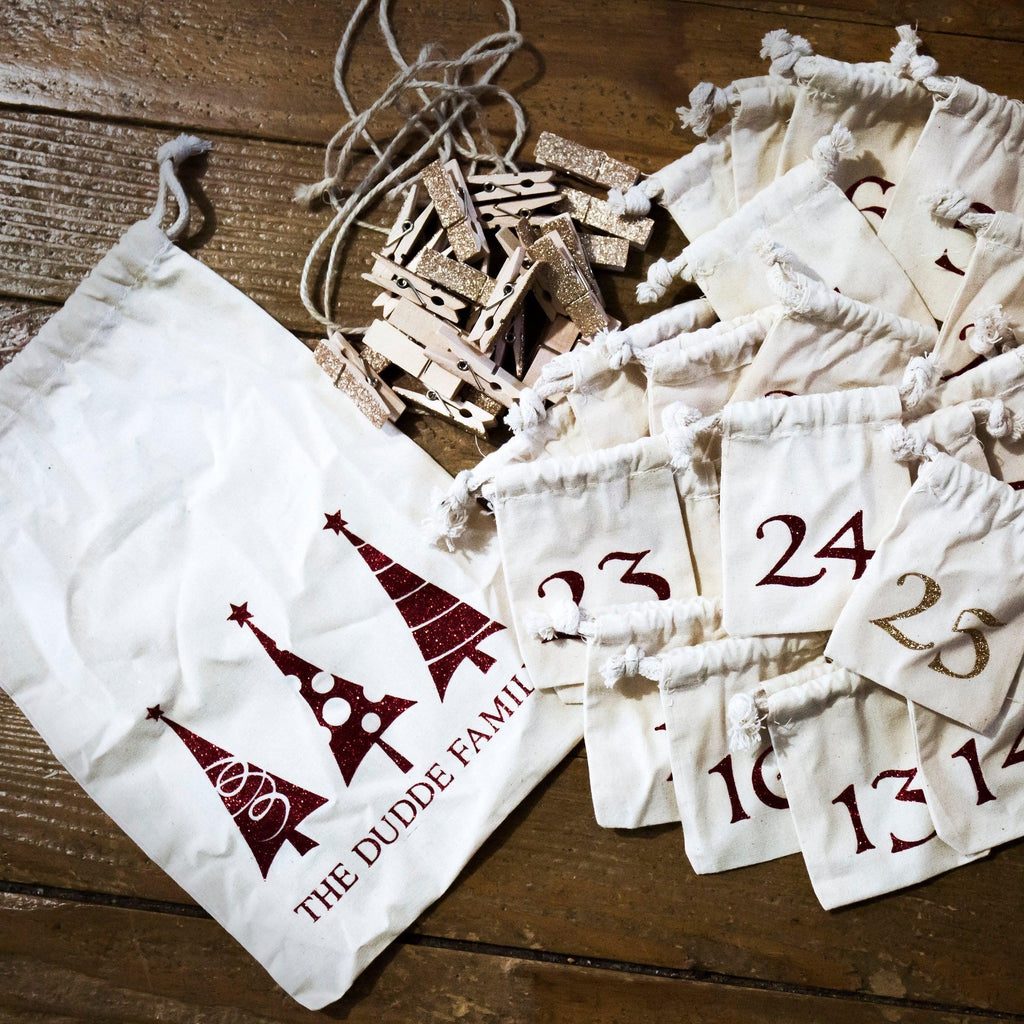 Advent Calendar - Christmas Countdown Garland