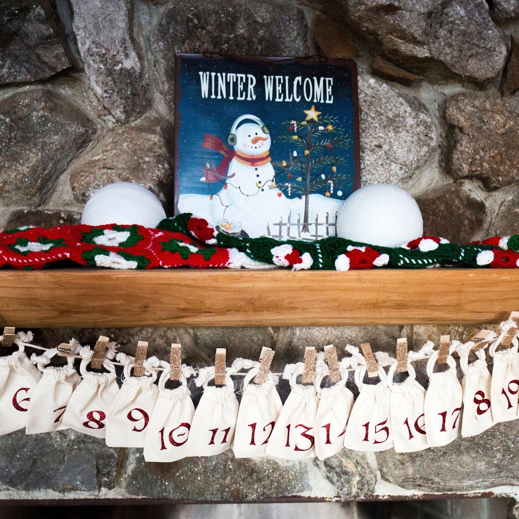 Advent Calendar - Christmas Countdown Garland