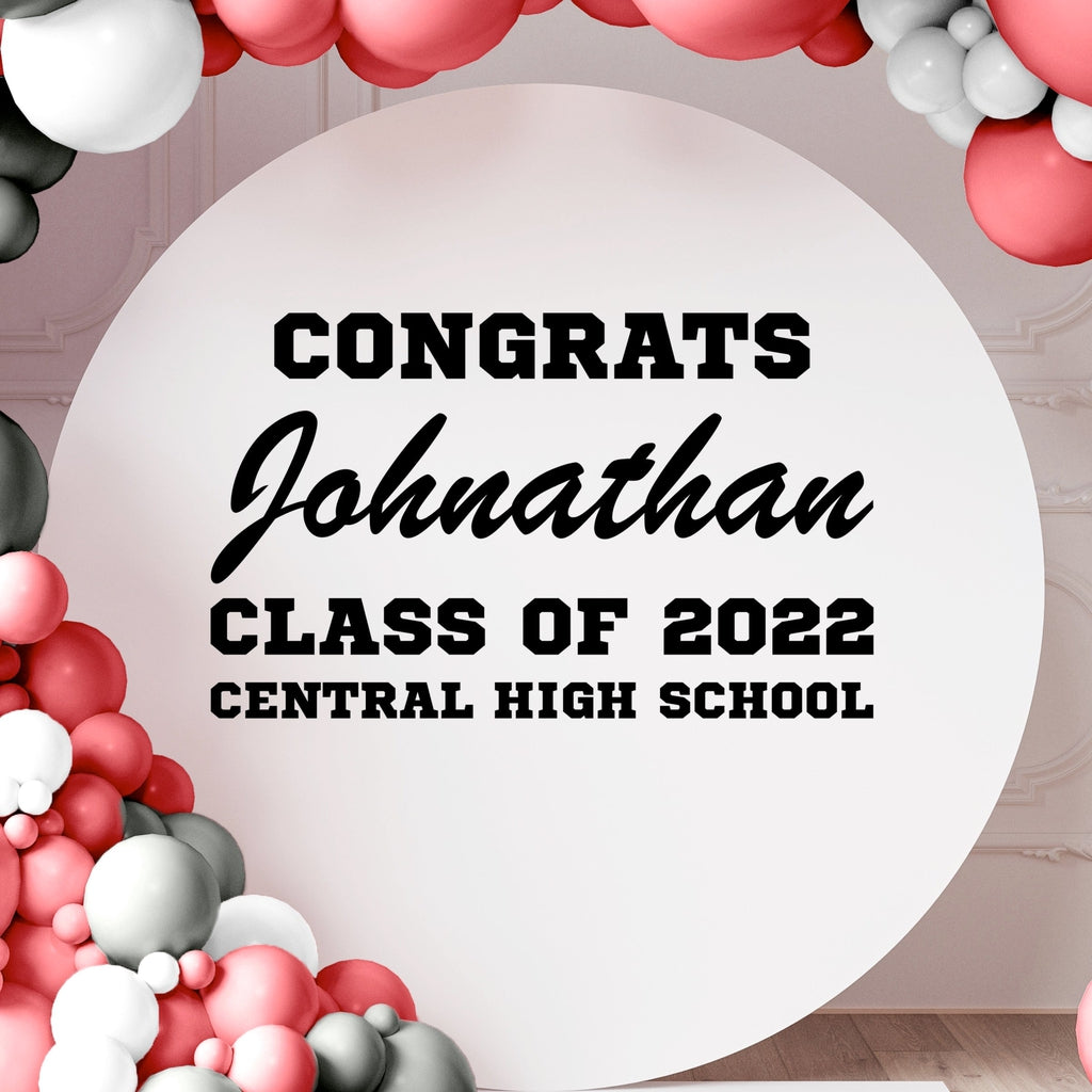 Class of 2025 Graduation Party Sign - High School Athlete