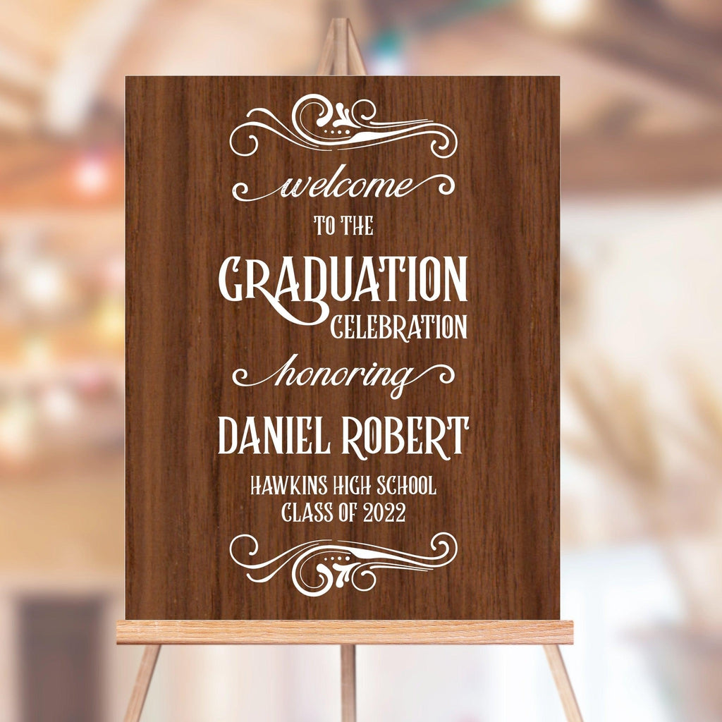 Class 2025 Graduation Decorations - Welcome to Graduation Party Sign