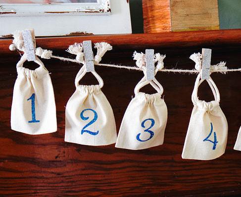 Hanukkah Calendar - Hanukkah Decorations - Hanukkah Gift - Garland