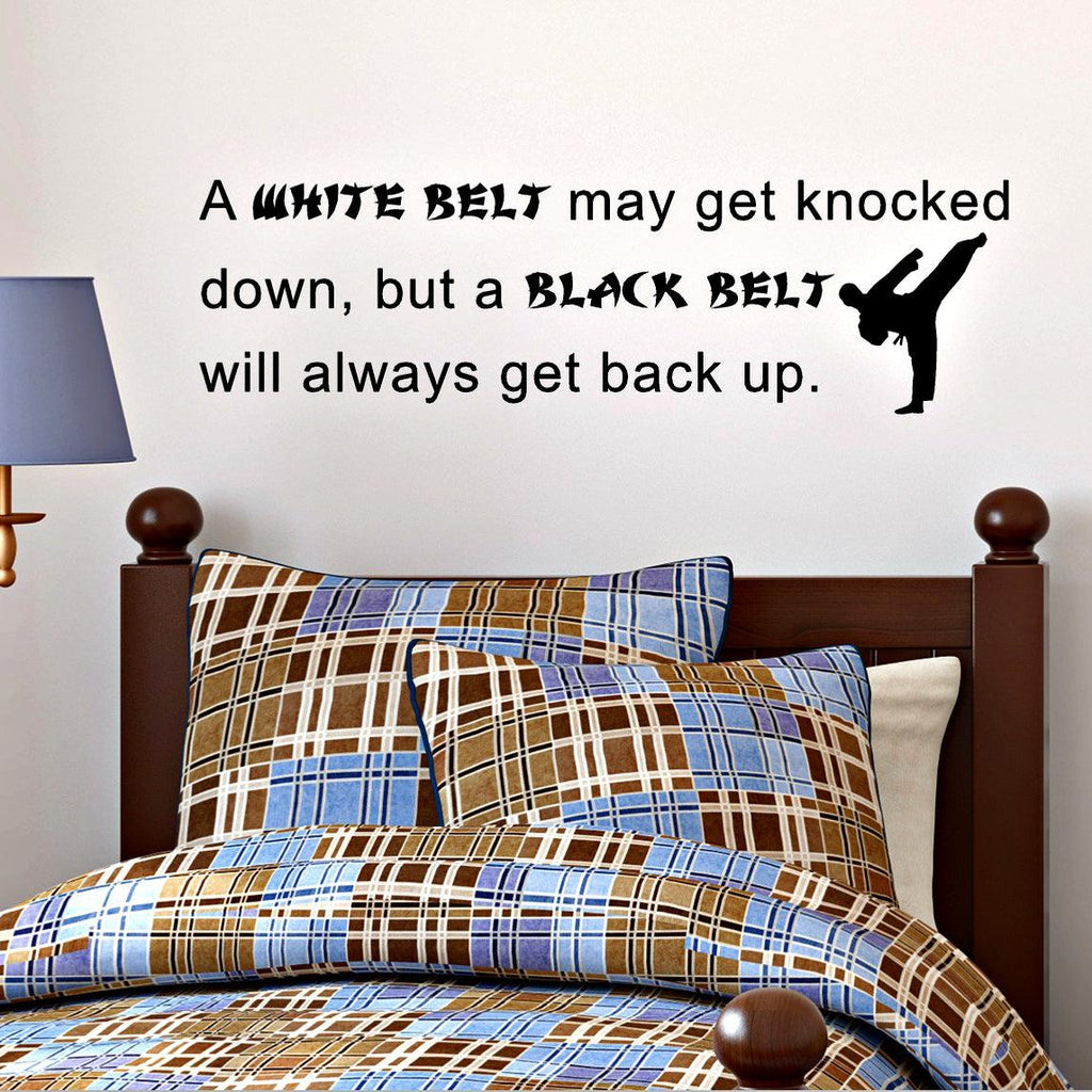 Boys Inspirational Martial Arts Quote Decal