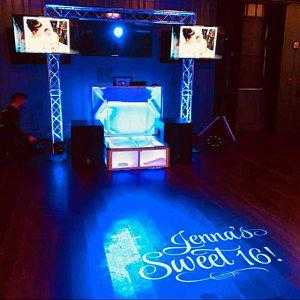 Personalized Sweet 16 Party Floor and Wall Decal Sticker