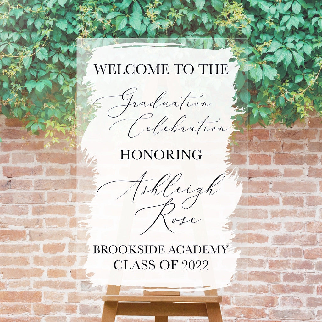 DIY Graduation Yard Sign - Elegant Graduation Party 2025