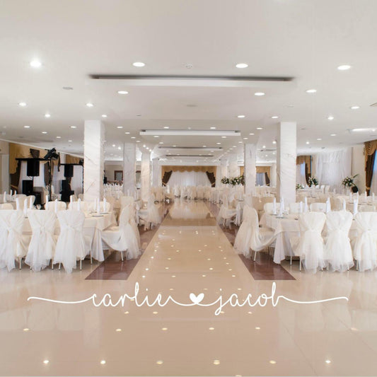 Personalized Wedding Dance Floor Decals - Custom Dance Floor Decal