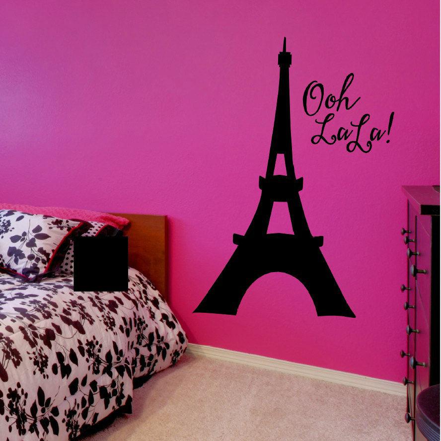 Eiffel Tower Wall Decal - Paris Decorations for Bedrooms