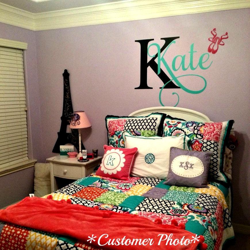 Personalized Ballerina Wall Art Decor