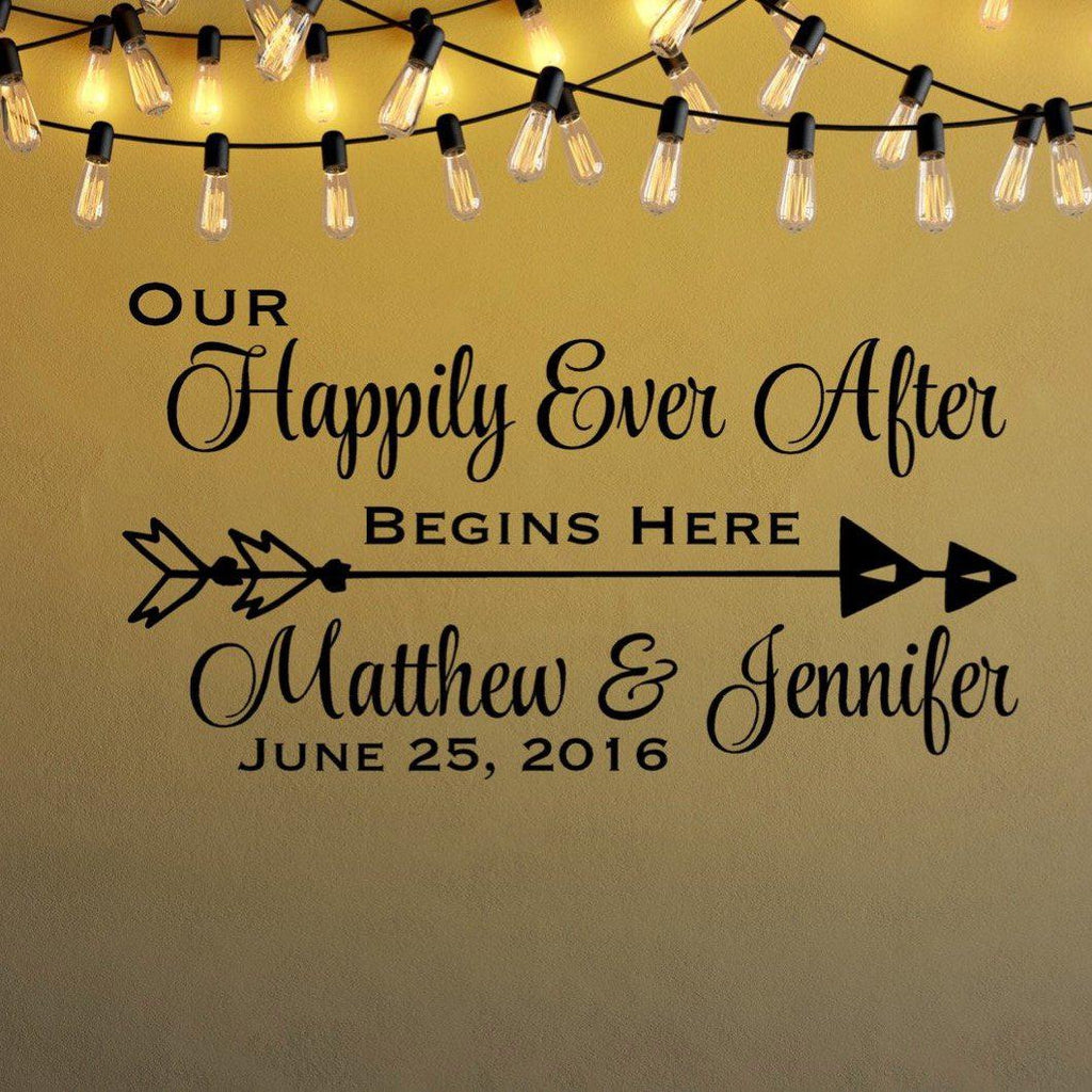 Fairytale Wedding Decor - Wedding Decals