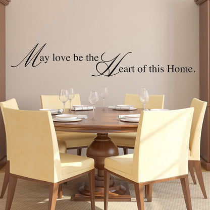 Love Wall Decal, Inspirational Wall Quotes, Kitchen & Entryway Home Decor