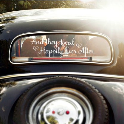 Happily Ever After - Wedding Car Decoration