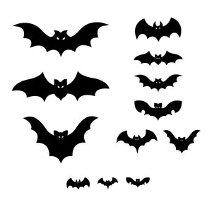 Halloween Decorations - Halloween Party Decor - Removable Bats for Walls