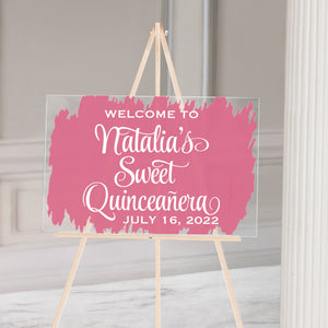 Welcome to Sweet Quinceanera Party Decoration - Personalized Sweet 15 Party Supplies