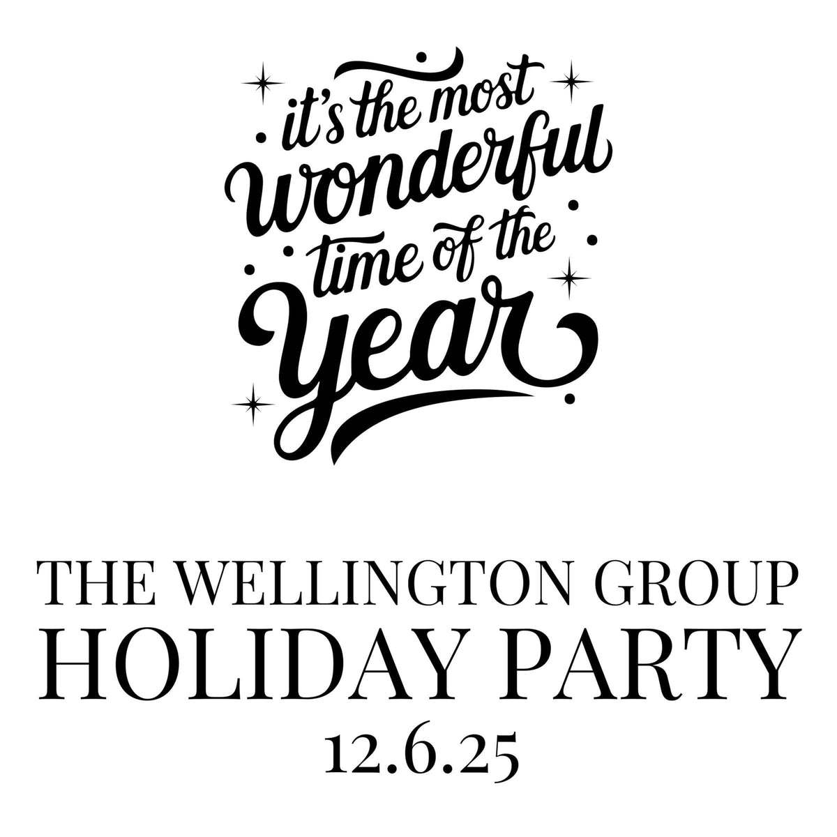 Christmas mirror decal holiday party sign