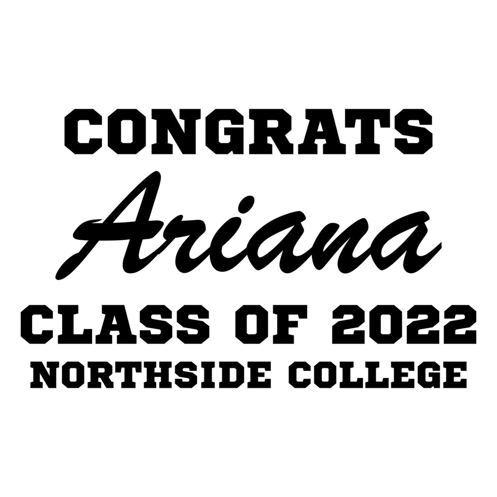 Class of 2023 Graduation Party Sign - High School Athlete