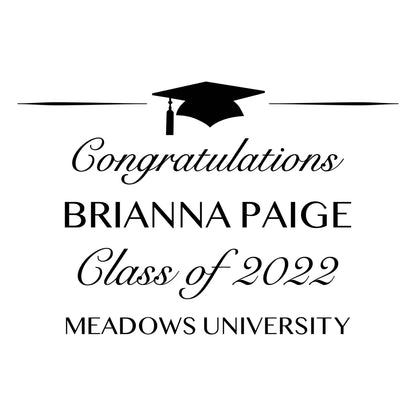 Graduation Party Welcome Sign - Class of 2024 Decorations - DECAL