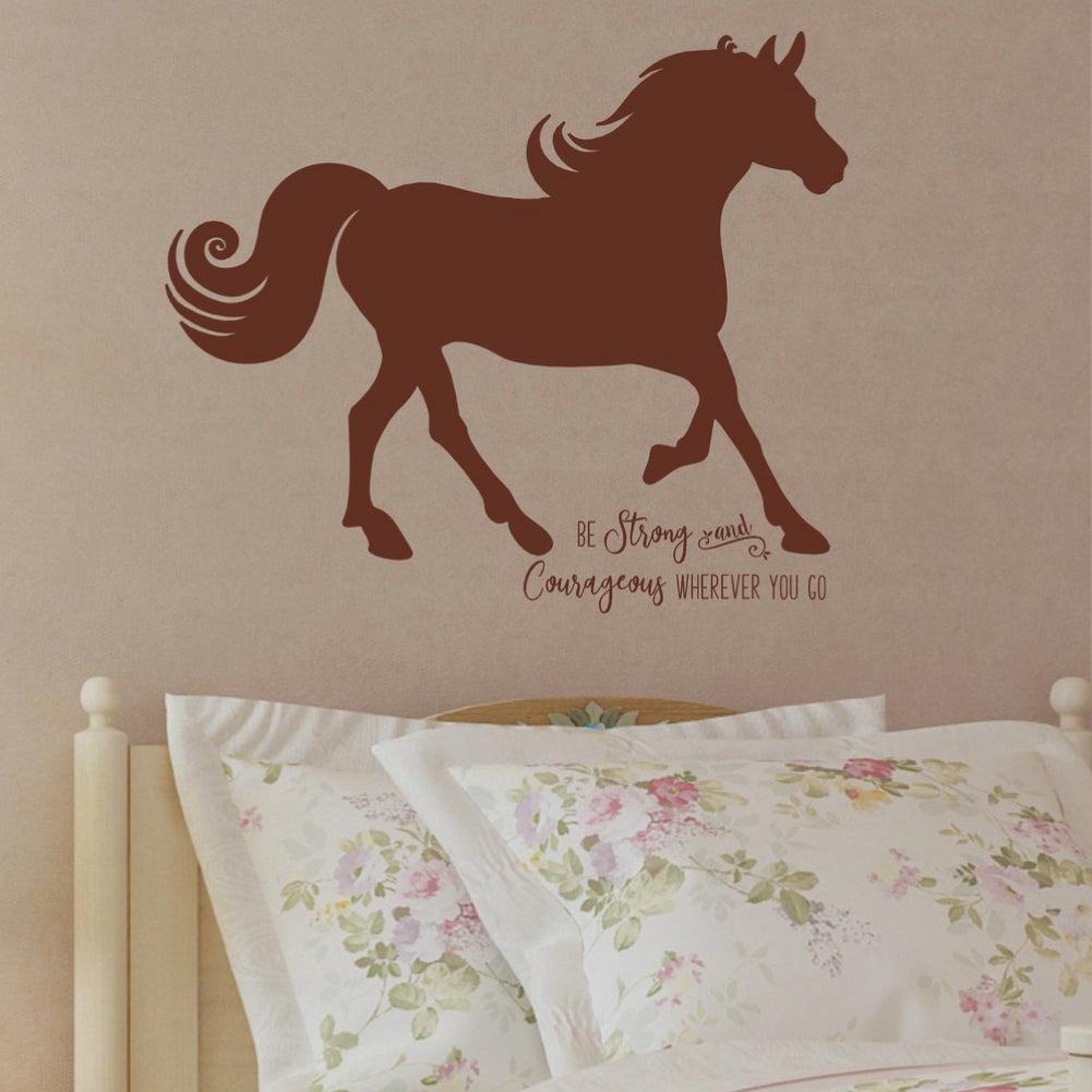Horse Bedroom Decor - Inspiring Quotes for Girls - Vinyl Written