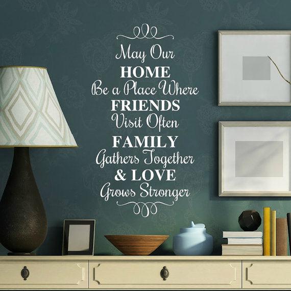 Home Decal - Family Wall Decal - Family Love Decal - Family Quote