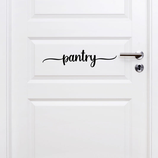 Pantry Door Decal - Sticker for Pantry Door