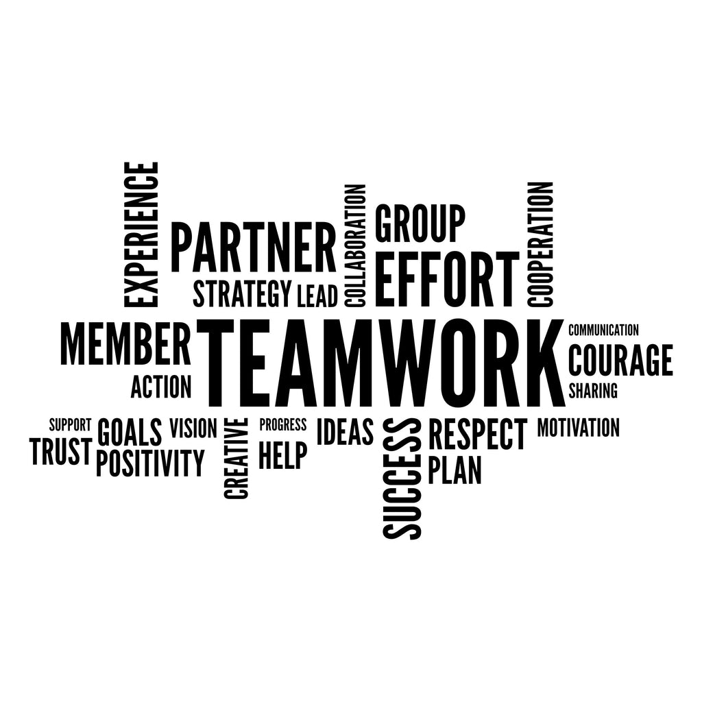 Teamwork Motivational Office, Workplace, School Wall Decor
