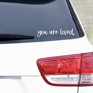 Positive Affirmation Quotes - You are Beautiful - You are Enough - You are Loved - Stickers for Mirrors, Lockers, Cars