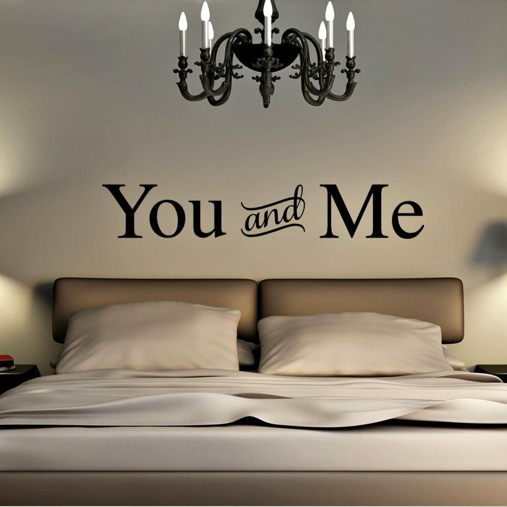 You and Me Romantic Wall Decal