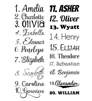 Silhouetted Girl Gymnast Mid back-Flip with Personalized Name