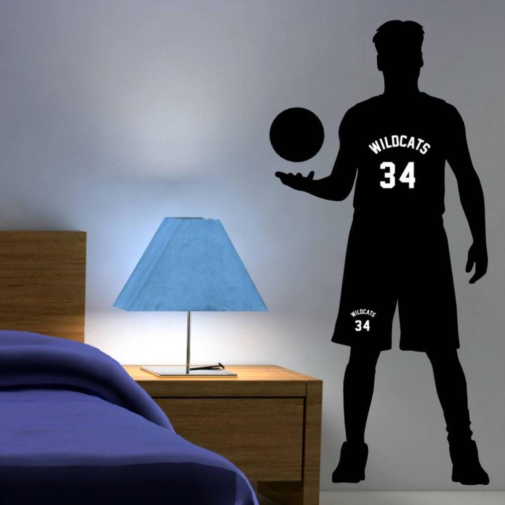 Personalized Basketball Player Vinyl Wall Decal
