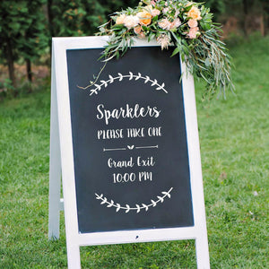 Sparkler Send Off - Outdoor Wedding Reception Decorations