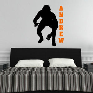 Personalized and Custom Wrestler Decal