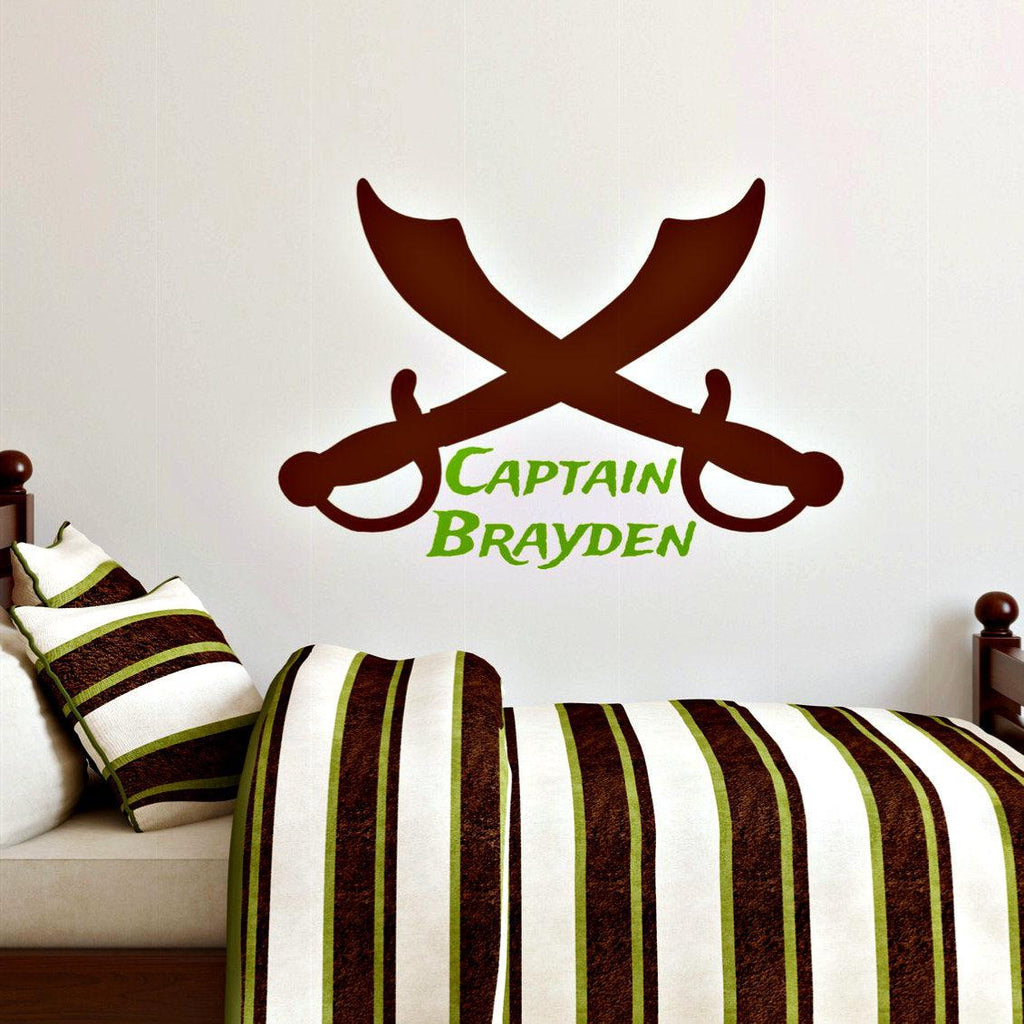 Wall Stickers for Kids Bedrooms - Pirate Wall Decals